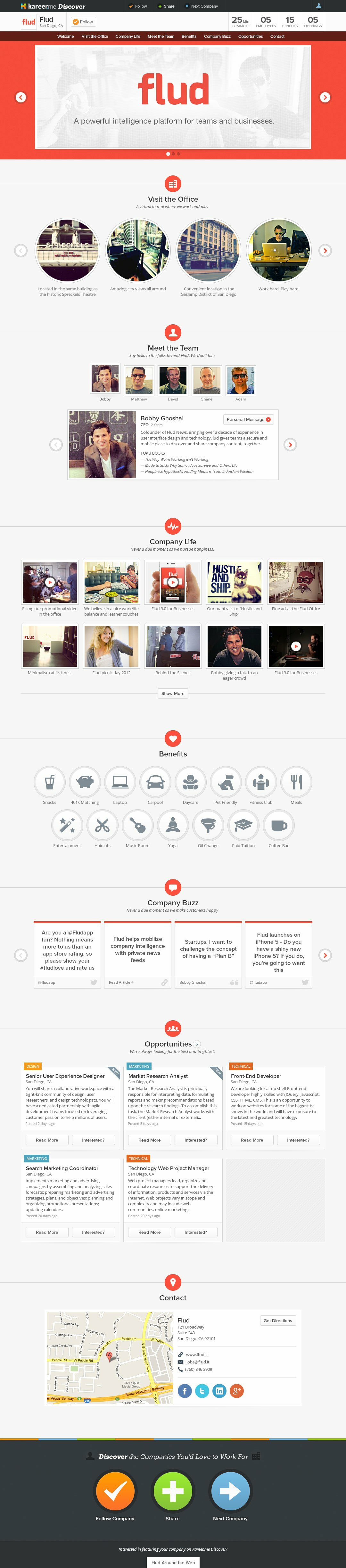 flud company profile example